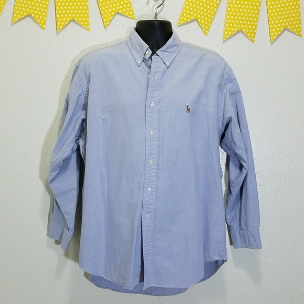 Ralph Lauren Yarmouth Cotton Oxford Button Up R20